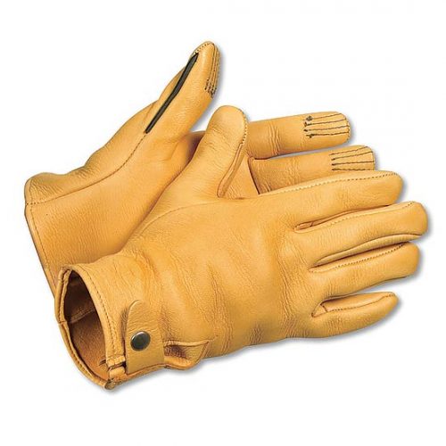 Touch-Screen Elkskin Ropers Gloves by Aerostich